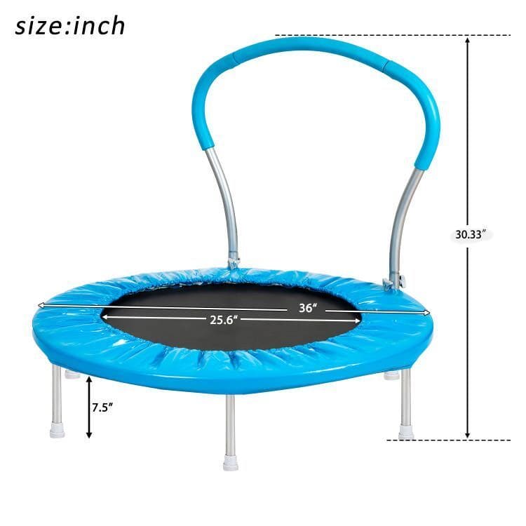 BounceBlast 36" Mini Trampoline with Handle