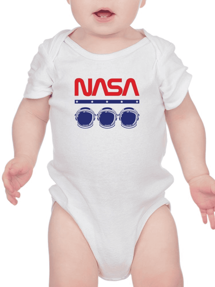 Nasa Space Helmets Banner Bodysuit -NASA Designs