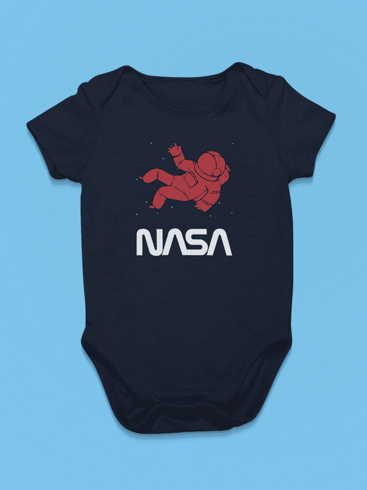 Nasa Astronaut Silhouette Bodysuit -NASA Designs