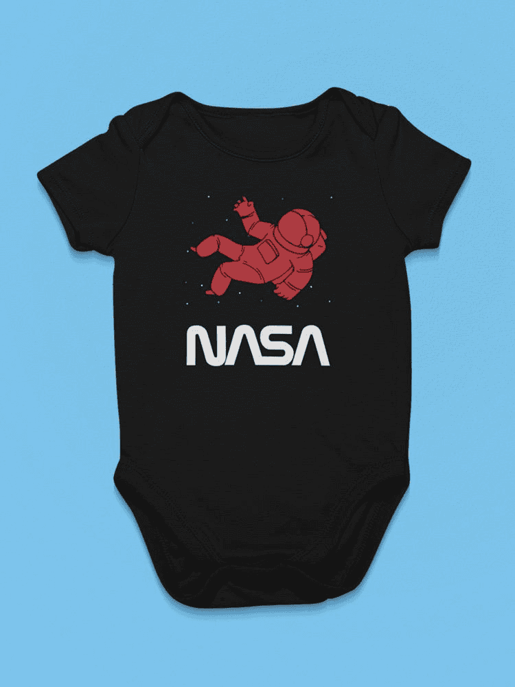 Nasa Astronaut Silhouette Bodysuit -NASA Designs