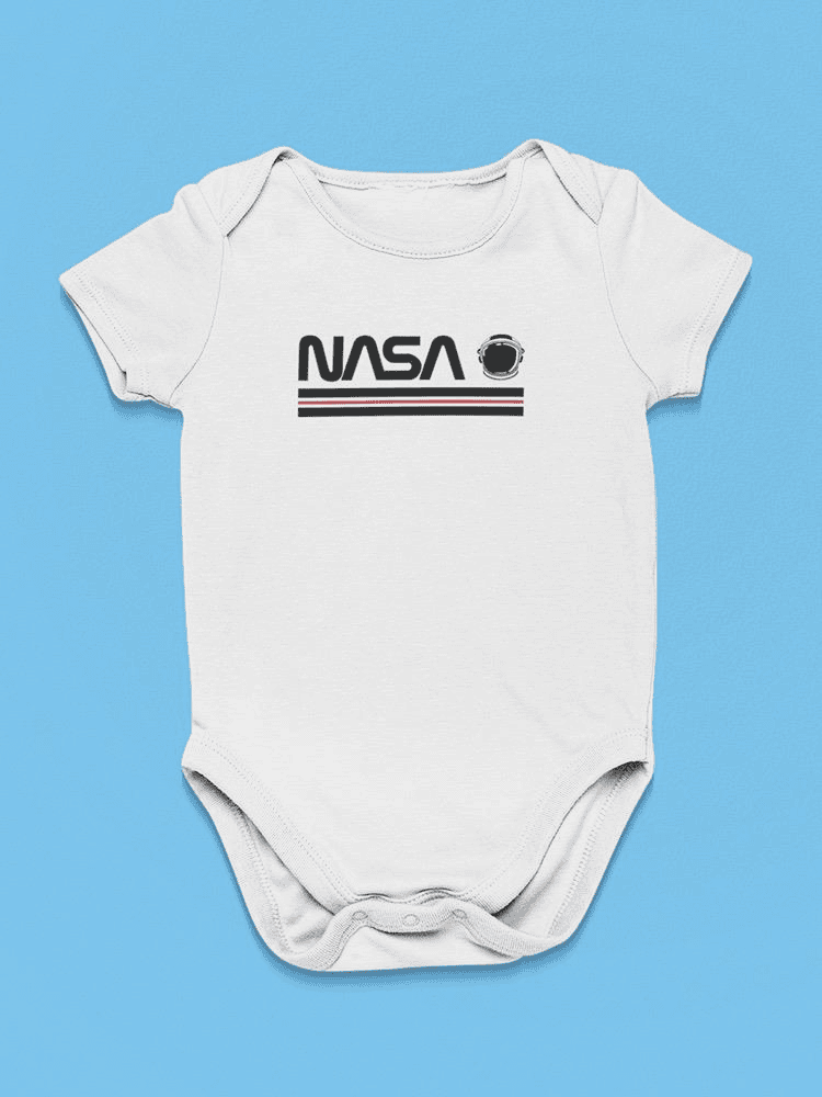 Nasa Helmet Banner Bodysuit -NASA Designs