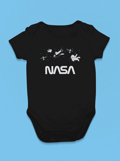 Nasa Floating Objects Banner Bodysuit -NASA Designs