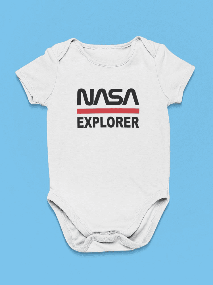 Nasa Explorer Banner Bodysuit -NASA Designs