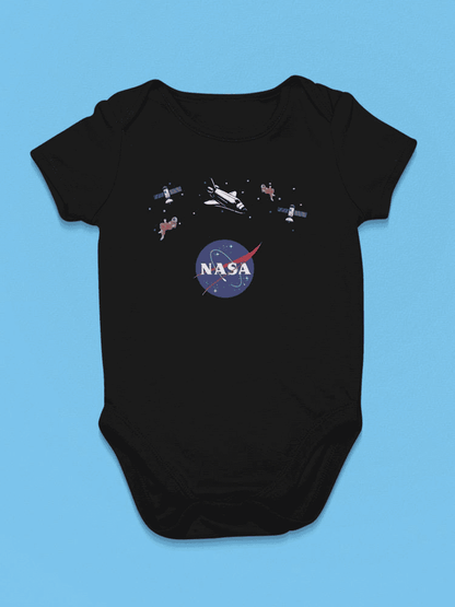 Nasa Logo Floating Objects Bodysuit -NASA Designs