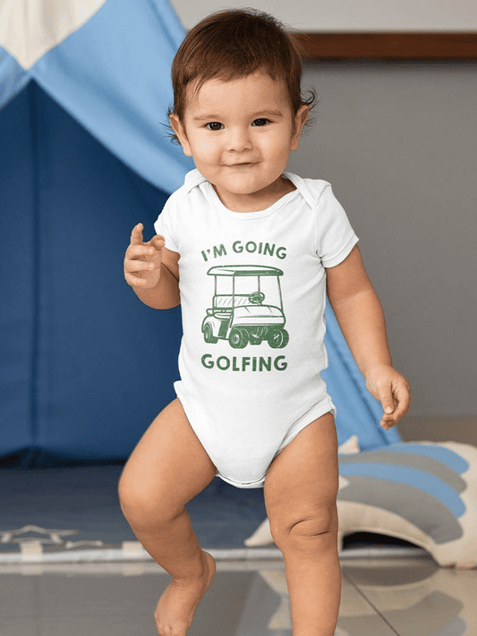 I'm Going Golfing Bodysuit -SmartPrintsInk Designs