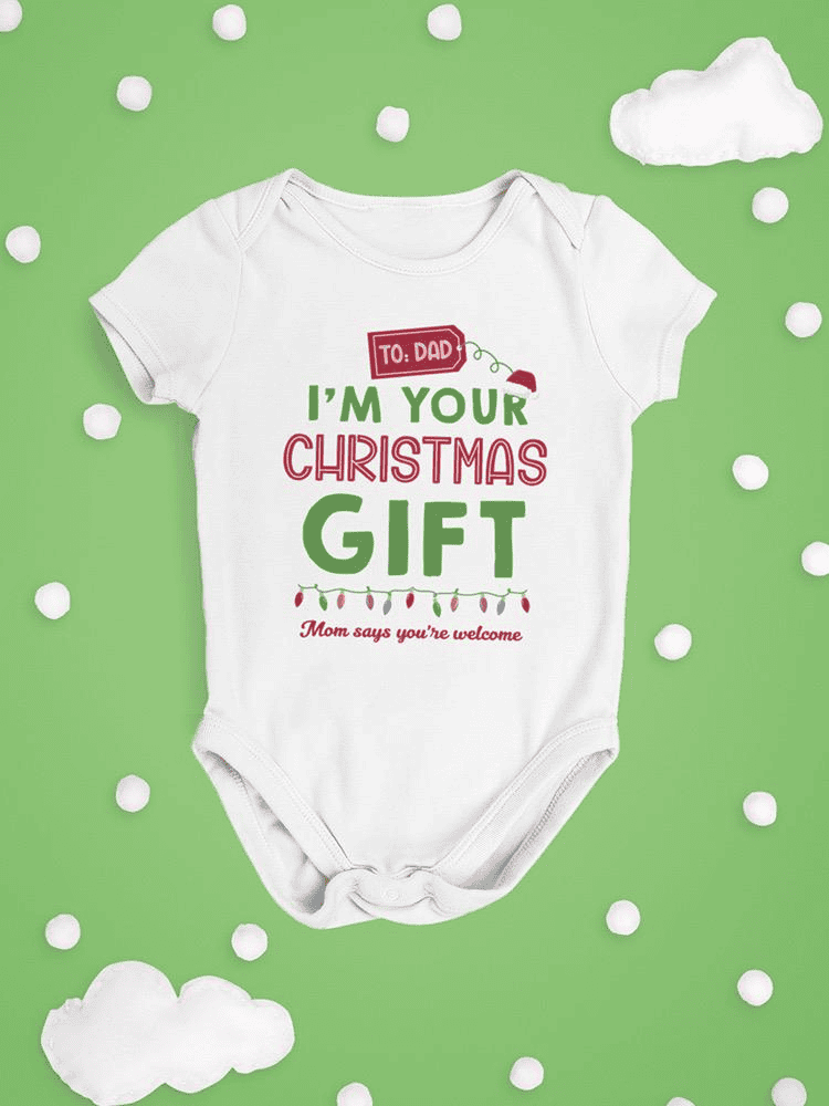 I'm Your Christmas Gift Bodysuit -SmartPrintsInk Designs