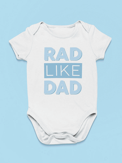 Rad Like Dad Baby Bodysuit Bodysuit Baby's -GoatDeals Designs