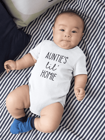 Auntie's Lil' Homie Bodysuit Baby's -GoatDeals Designs