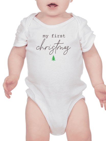 My First Christmas. Bodysuit -SmartPrintsInk Designs