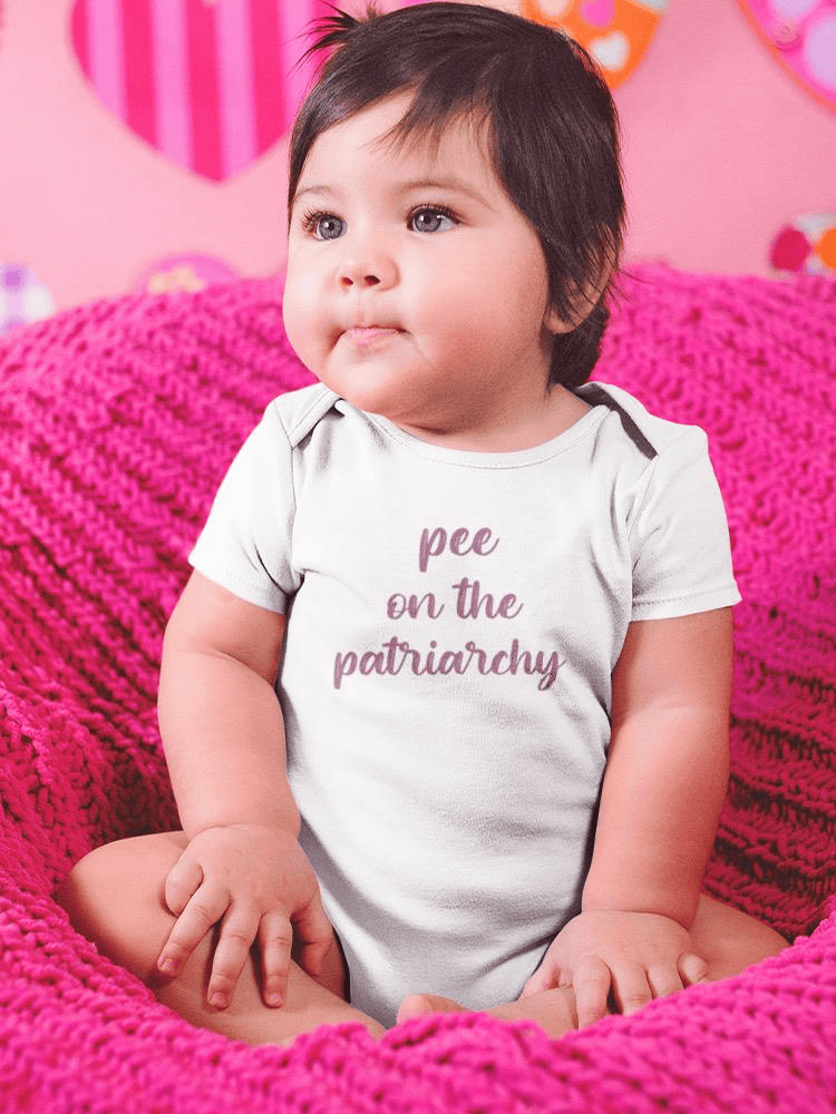 On The Patriarchy Bodysuit Baby's -SmartPrintsInk Designs