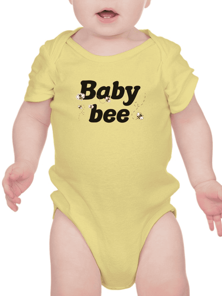 Baby Bee Bodysuit Baby's -SmartPrintsInk Designs