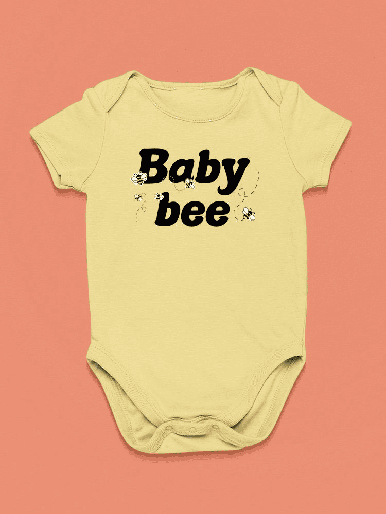 Baby Bee Bodysuit Baby's -SmartPrintsInk Designs