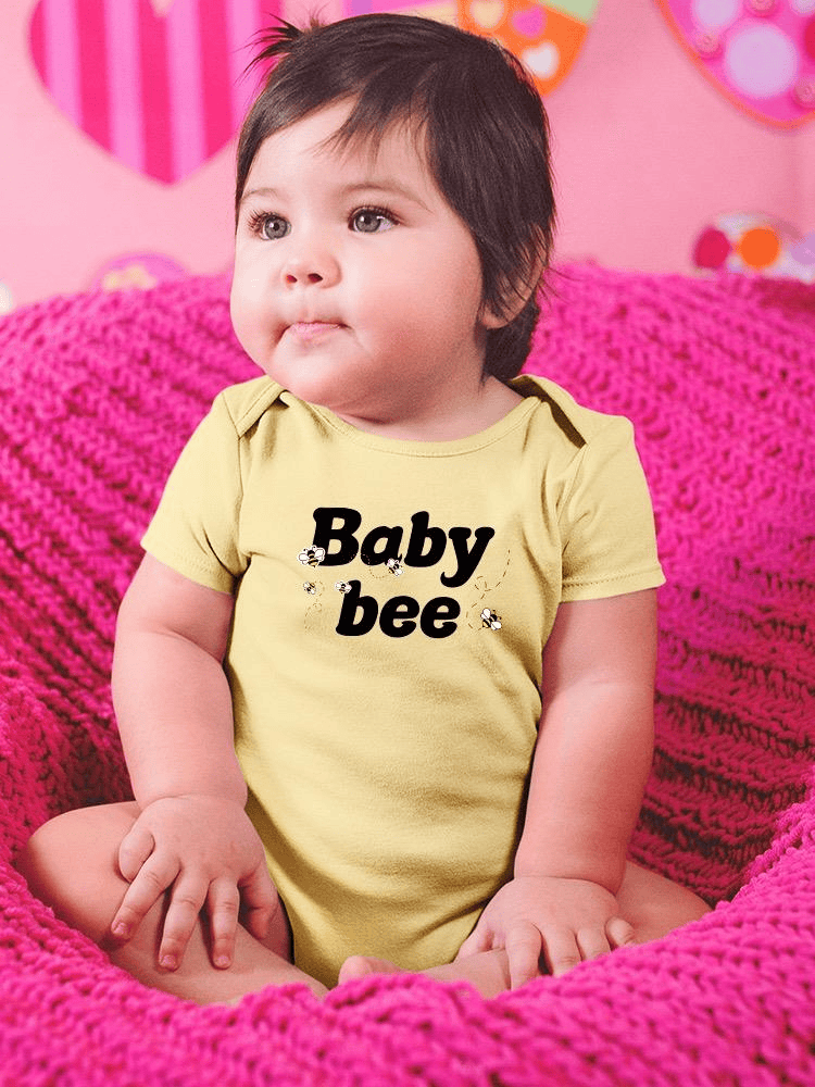 Baby Bee Bodysuit Baby's -SmartPrintsInk Designs