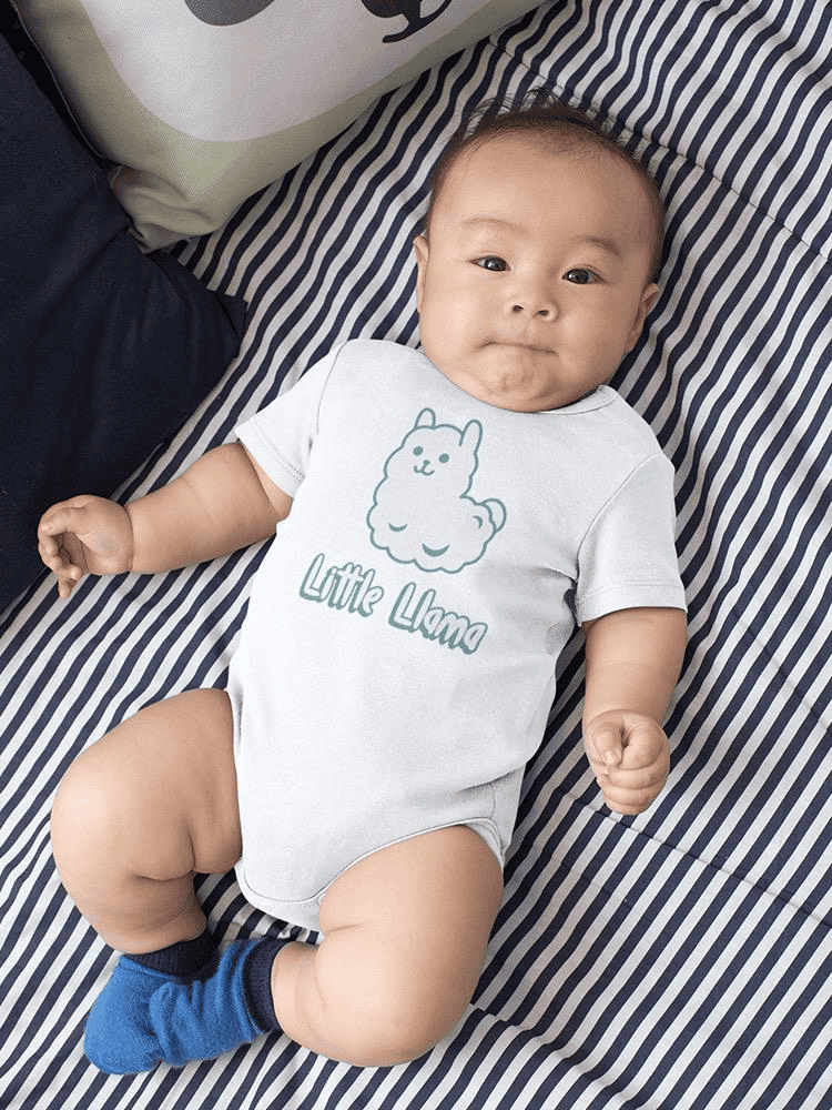 Little Llama Bodysuit Baby's -SmartPrintsInk Designs