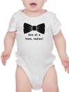 One At The Time, Quote Bodysuit Baby's -SmartPrintsInk Designs