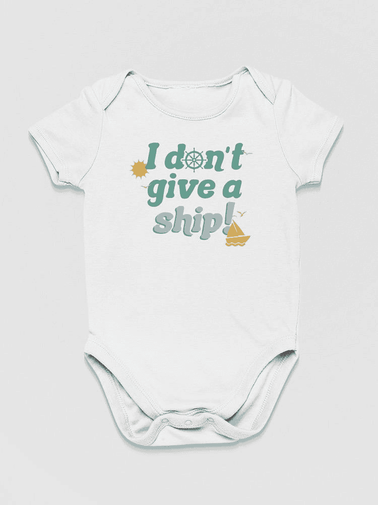 Don't Give, Quote Bodysuit Baby's -SmartPrintsInk Designs