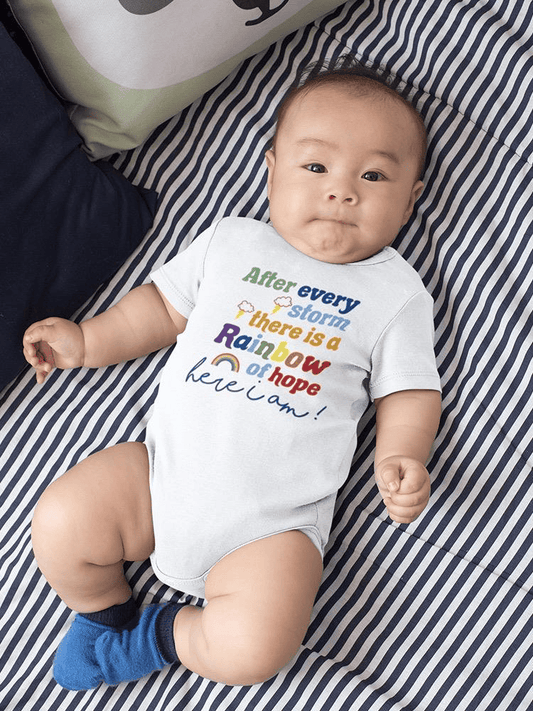 After Every Storm, Quote Bodysuit Baby's -SmartPrintsInk Designs