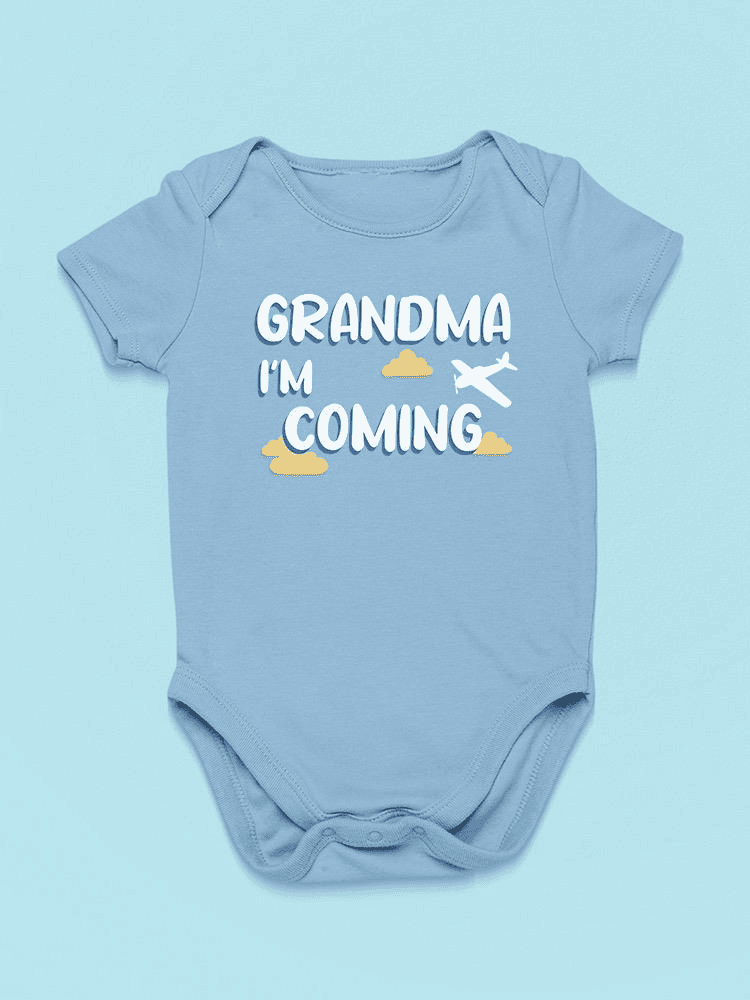 Coming Granda, Quote Bodysuit Baby's -SmartPrintsInk Designs