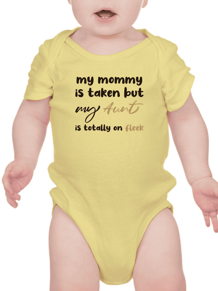 Aunt Totally On Fleek, Quote Bodysuit Baby's -SmartPrintsInk Designs