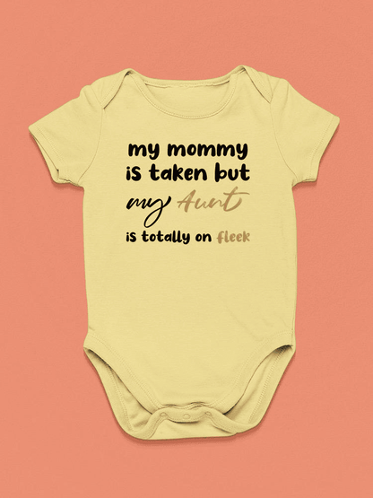 Aunt Totally On Fleek, Quote Bodysuit Baby's -SmartPrintsInk Designs