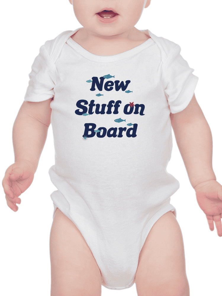 New Stuff On Boards Bodysuit Baby's -SmartPrintsInk Designs