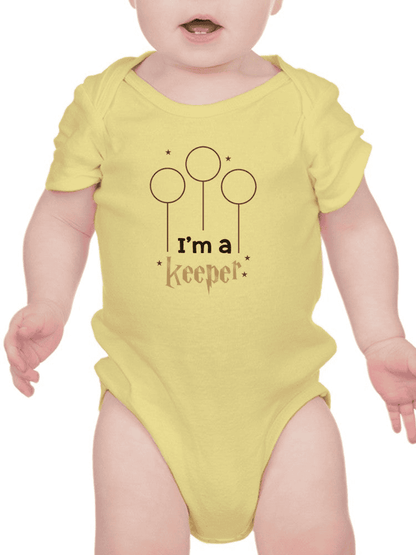 A Keeper, Quote Bodysuit Baby's -SmartPrintsInk Designs