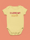 Love Daddy, Quote Bodysuit Baby's -SmartPrintsInk Designs