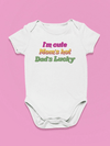 Dad Is Lucky Quote Bodysuit Baby's -SmartPrintsInk Designs