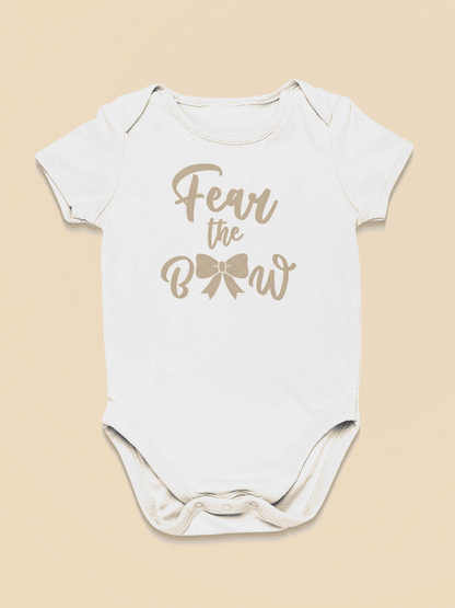 The Bow, Quote Bodysuit Baby's -SmartPrintsInk Designs