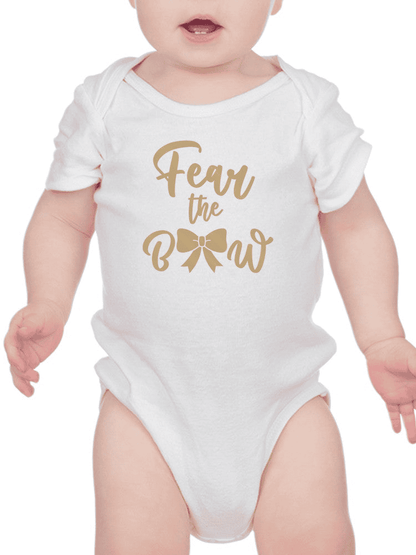 The Bow, Quote Bodysuit Baby's -SmartPrintsInk Designs