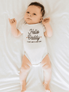 Can't Wait To Meet Daddy Bodysuit -SmartPrintsInk Designs