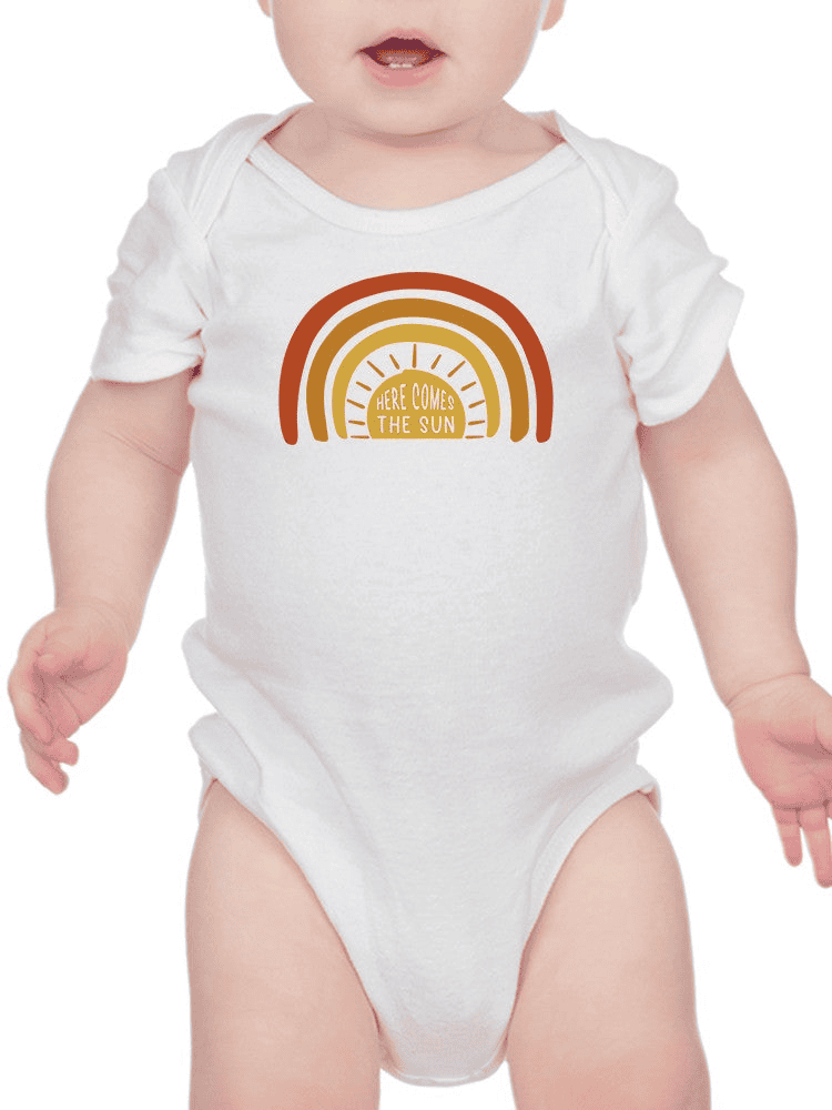 Bright Sun With Rays Bodysuit -SmartPrintsInk Designs