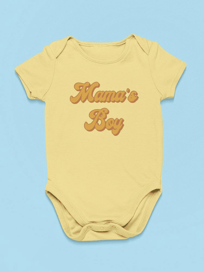 Mama's Boy Baby Bodysuit Bodysuit Baby's -GoatDeals Designs