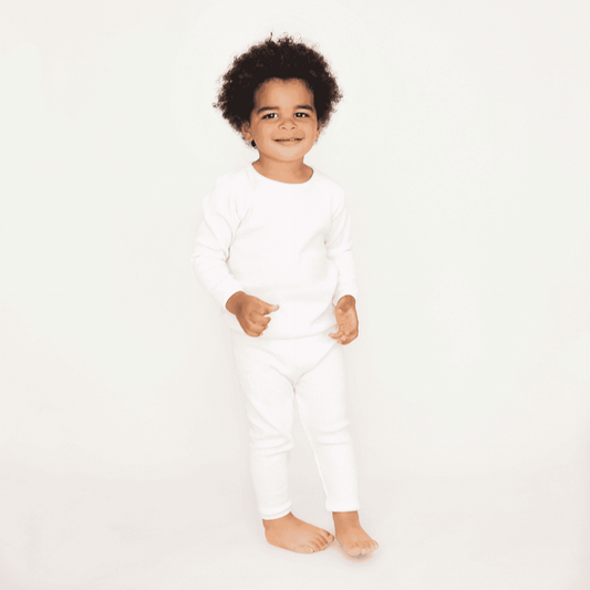 White PJ set for Boys & Girls