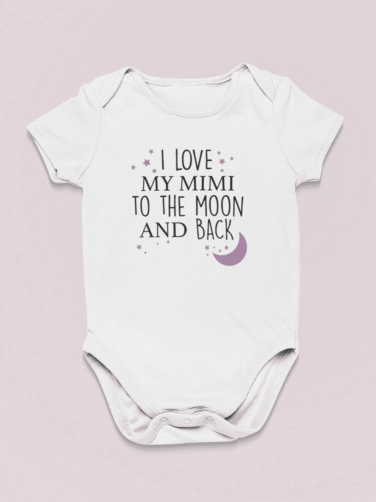 I Love My Mimi Baby's Bodysuit