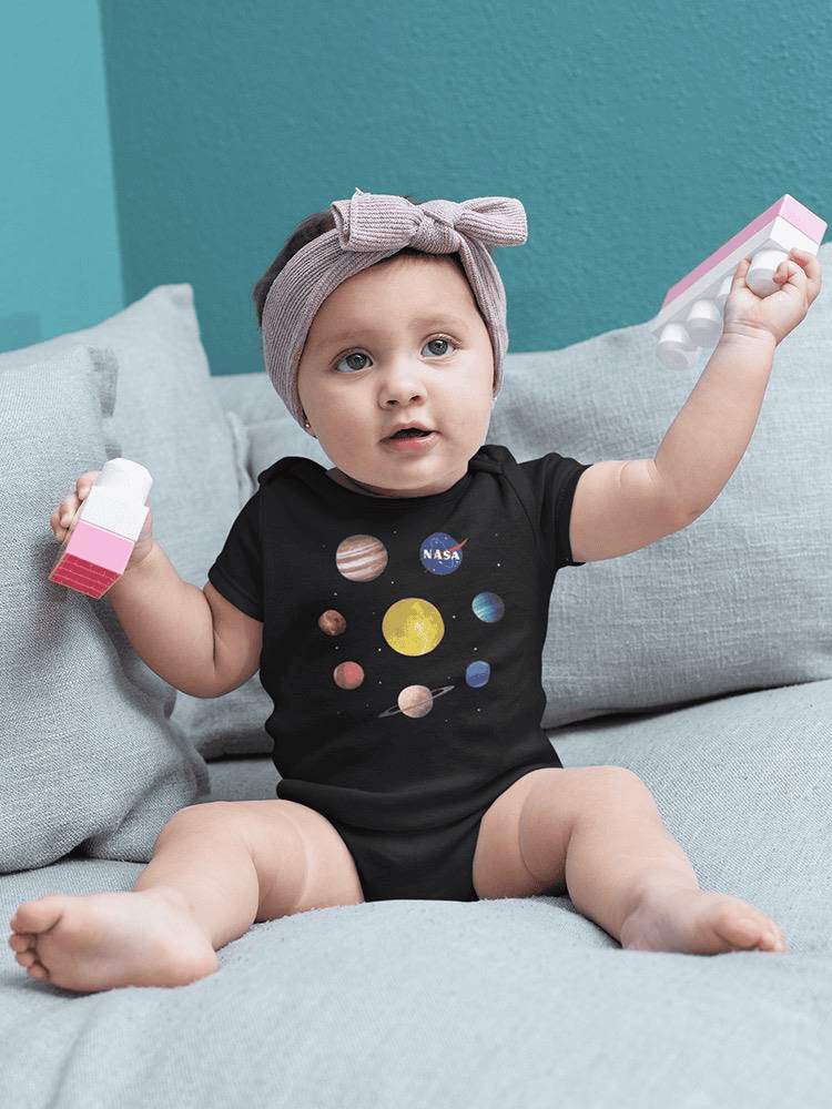 Nasa Watercolor Solar System Bodysuit -NASA Designs