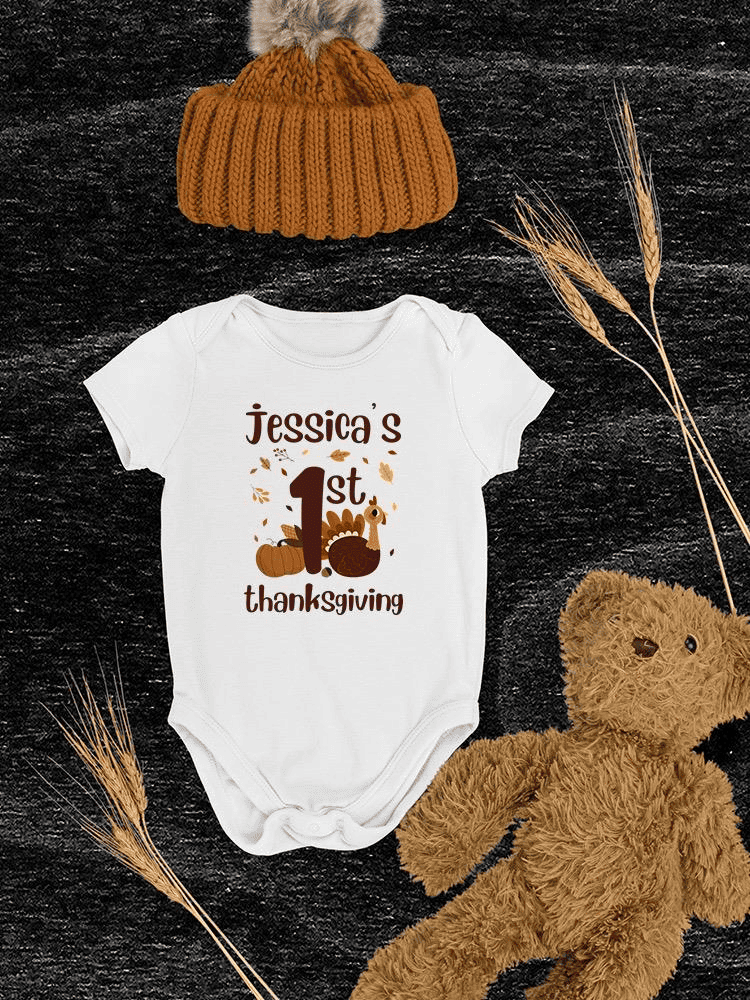 Custom 1St Thanksgiving Bodysuit -Custom Designs