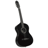 vidaXL Classical Guitar for Beginner Black 4/4 39" Basswood