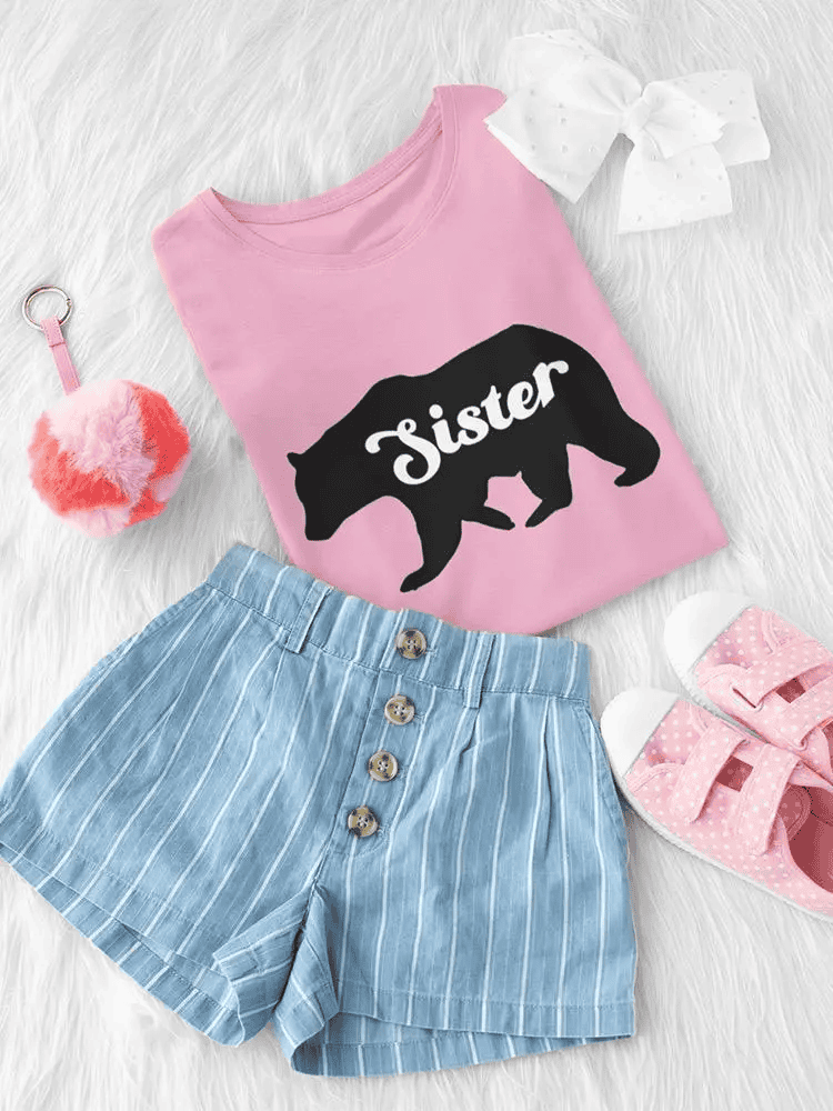 Beary Best Sister™ Toddler T-Shirt 🐻