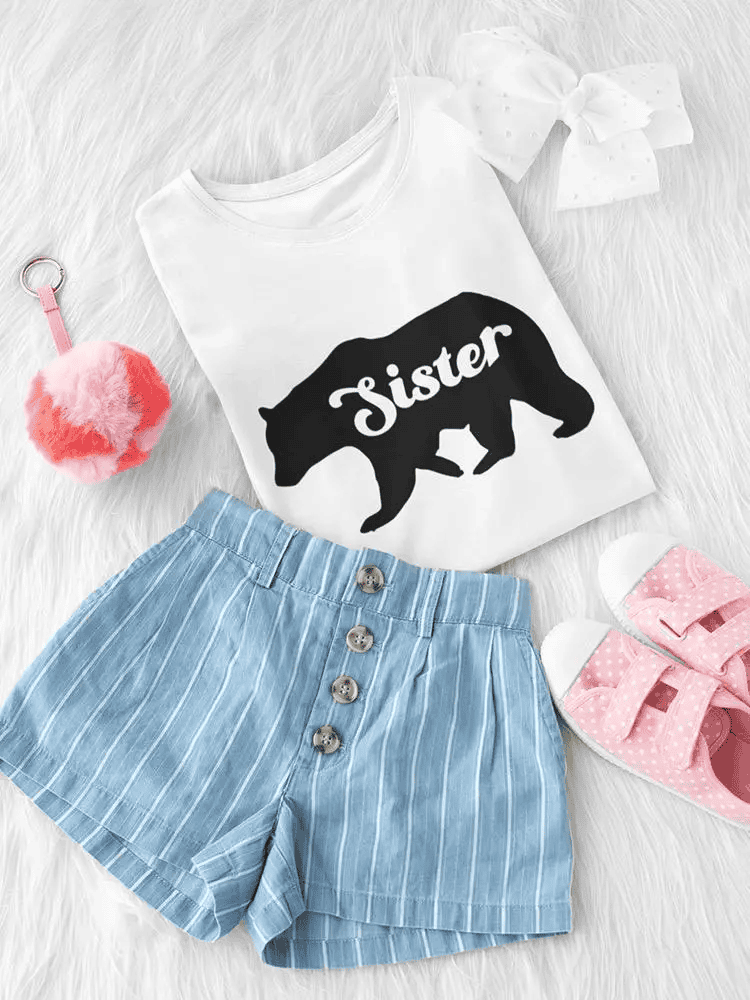 Beary Best Sister™ Toddler T-Shirt 🐻