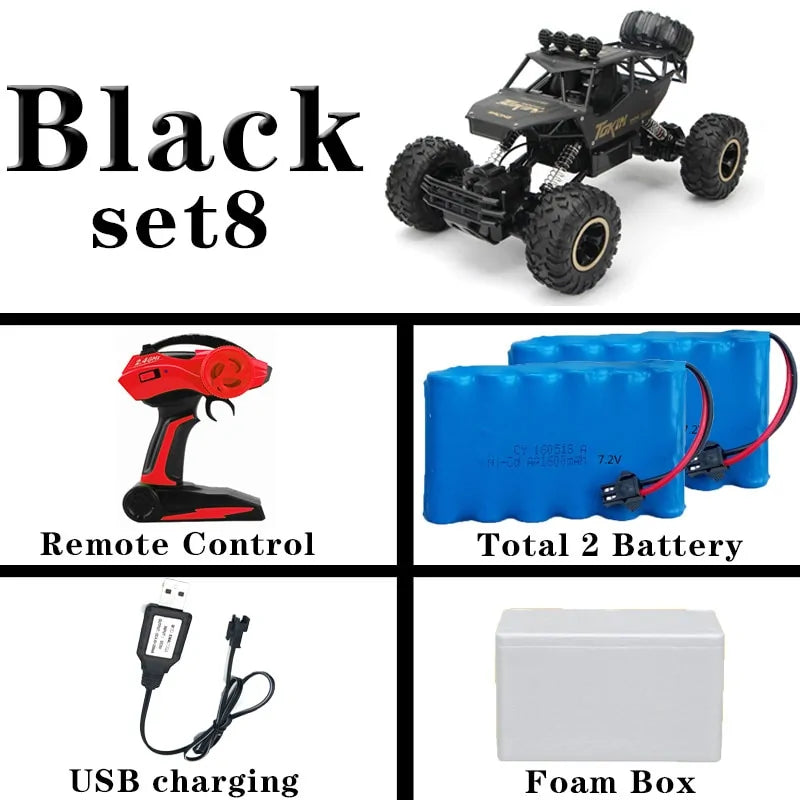 Precise: 1:12 4WD RC Car - Updated 2.4G Radio Control Buggy Toy