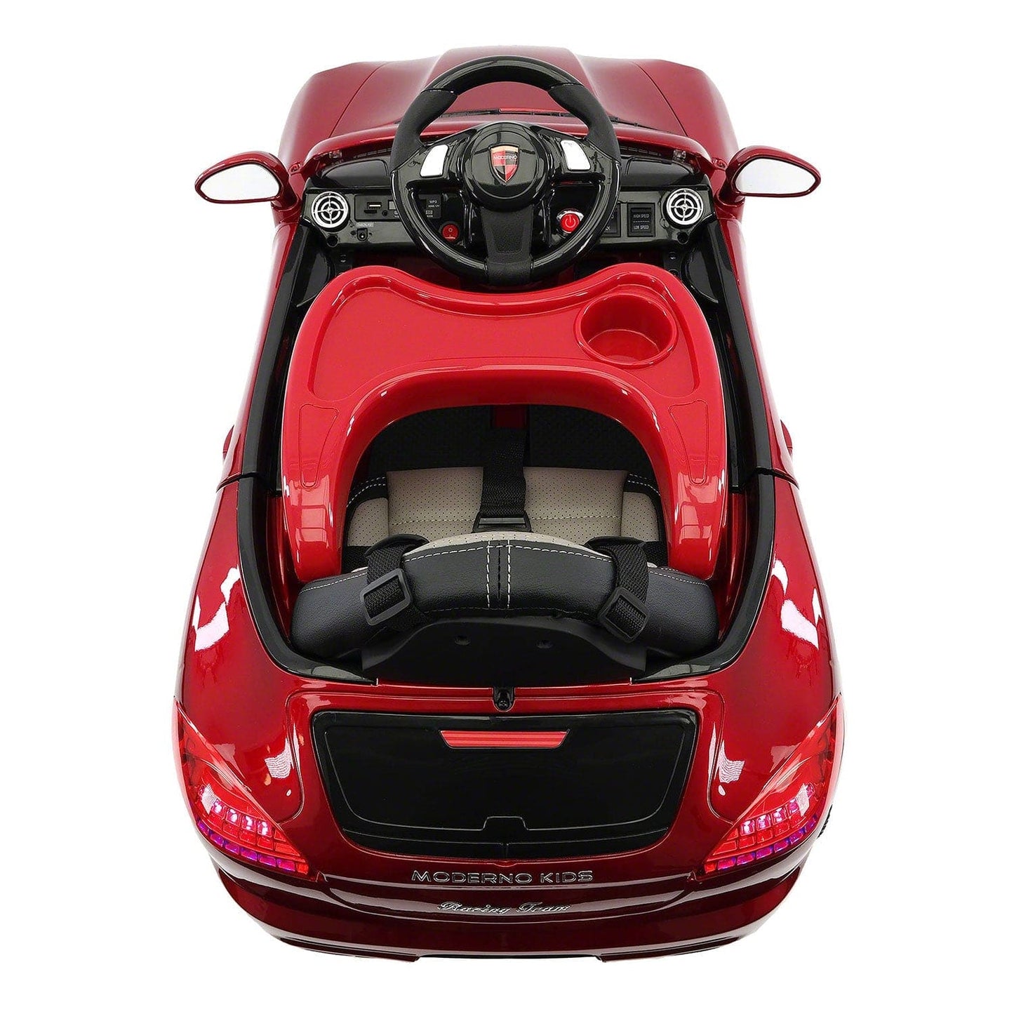 Kiddie Roadster 12V Kids Electric Ride-On Car with R/C Parental Remote | Cherry Red