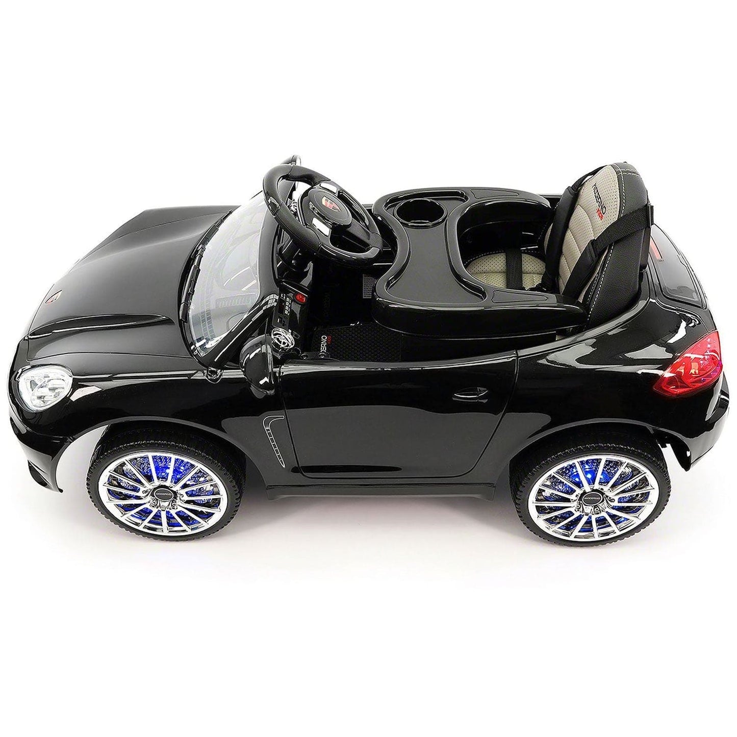 Kiddie Roadster 12V Kids Electric Ride-On Car with R/C Parental Remote | Black Metallic