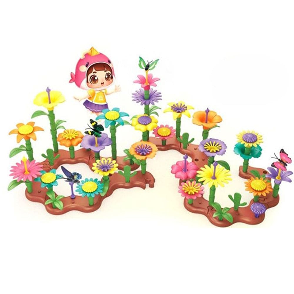 Flower Garden Building Toy Educational Activity Toy for Girls_2