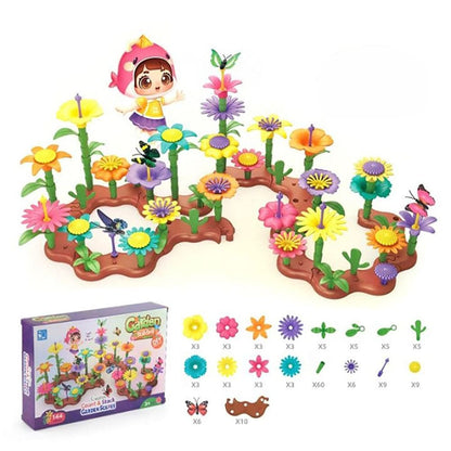 Flower Garden Building Toy Educational Activity Toy for Girls_5