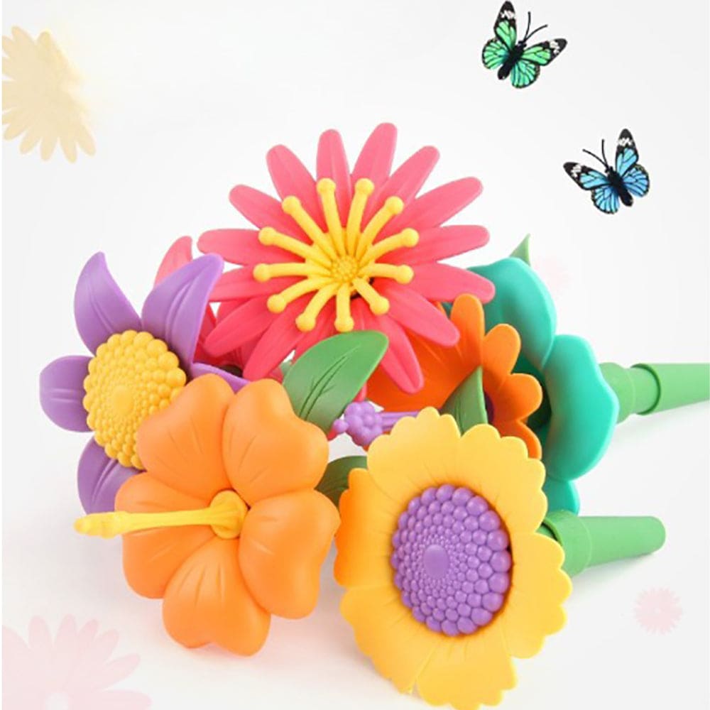 Flower Garden Building Toy Educational Activity Toy for Girls_8