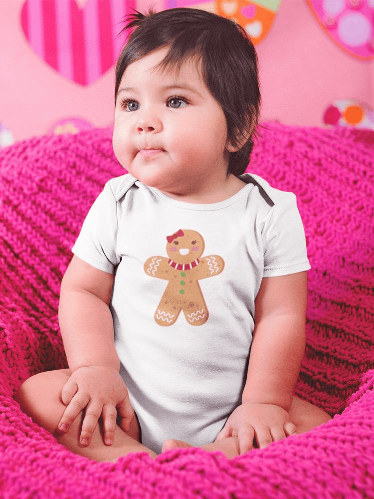 Gingerbread Girl Cookie Baby's Bodysuit