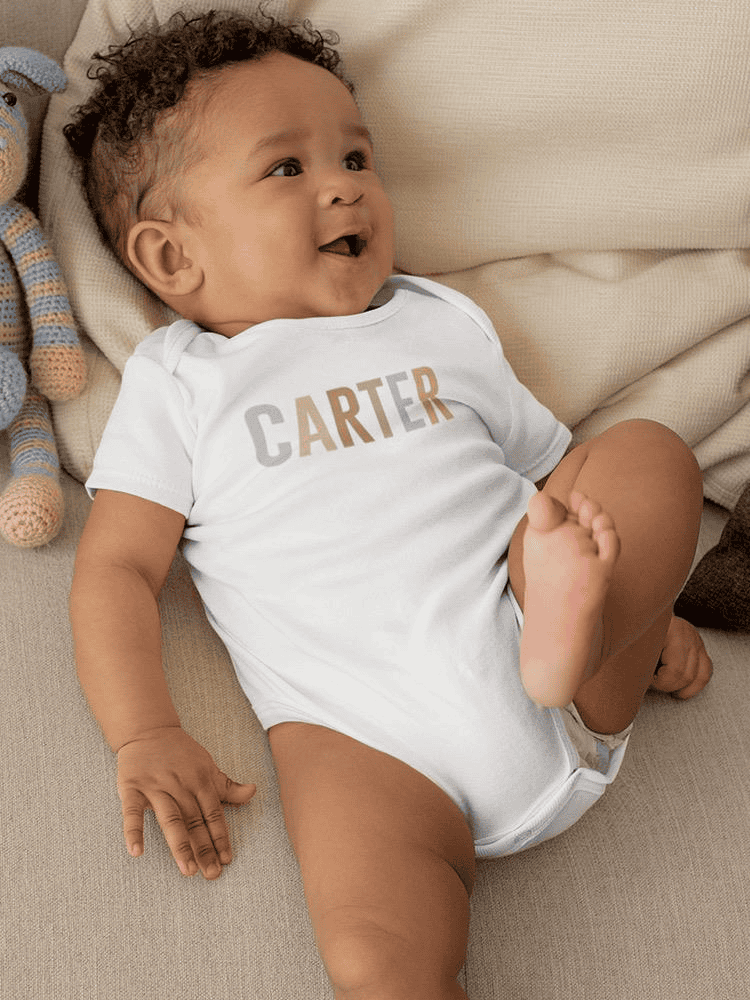 Colorful Custom Name Bodysuit -Custom Designs