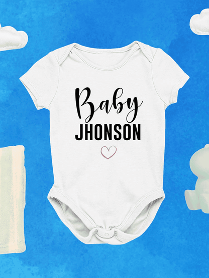 Baby Name Bodysuit -Custom Designs