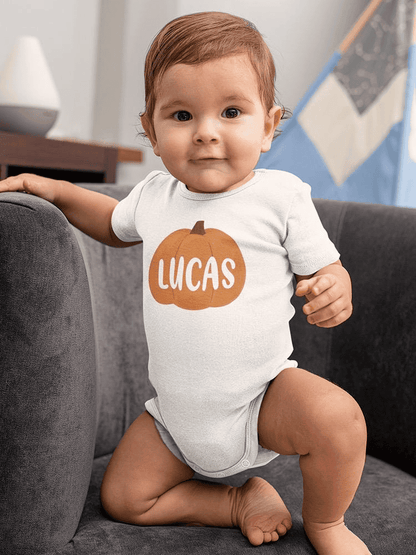 Custom Name Pumpkin Bodysuit -Custom Designs